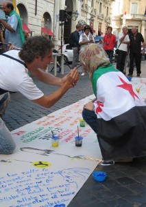Manifestazione per la Siria