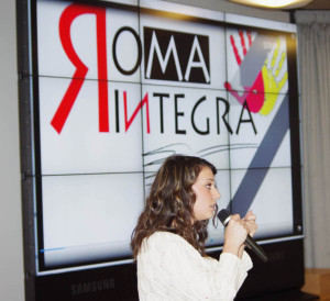 Valentina, ideatrice del logo di Roma Integra