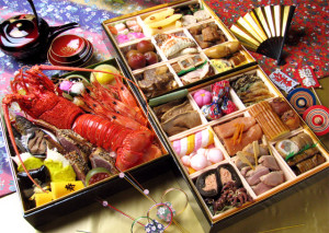 osechi - piatto della cucina giapponese tipico della festa di capodanno - foto: wikipedia