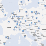 cartina delle istituzioni universitarie europee per i rifugiati