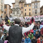 manifestazione al Pantheon